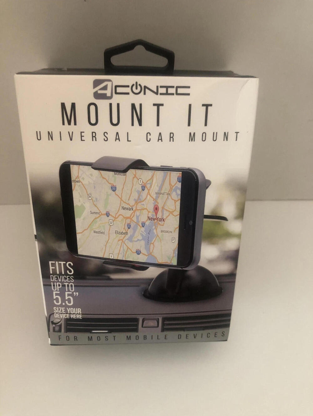 Aconic Mount It Universal Car Mount for phones (slight damage to retail box)